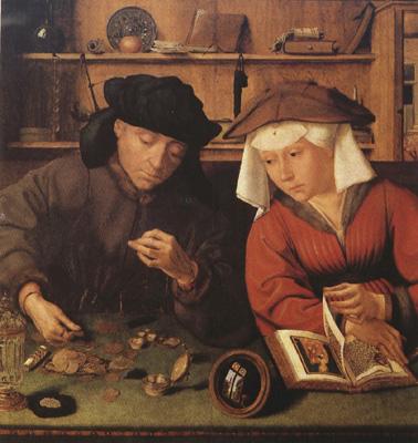 Quentin Massys The Money-changer and his wife (mk08) oil painting picture